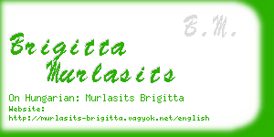 brigitta murlasits business card